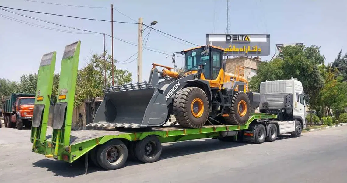 ظرفیت خالی خدمات حمل ماشین‌آلات راهسازی با کمرشکن