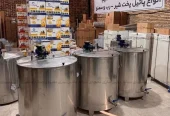 ظرفیت خالی پاتیل پخت صنعتی ۳۰۰ لیتری برای تولید