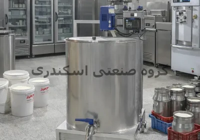 خط تولید مایه بستنی با ظرفیت ۱۰۰ تا ۵۰۰ لیتر