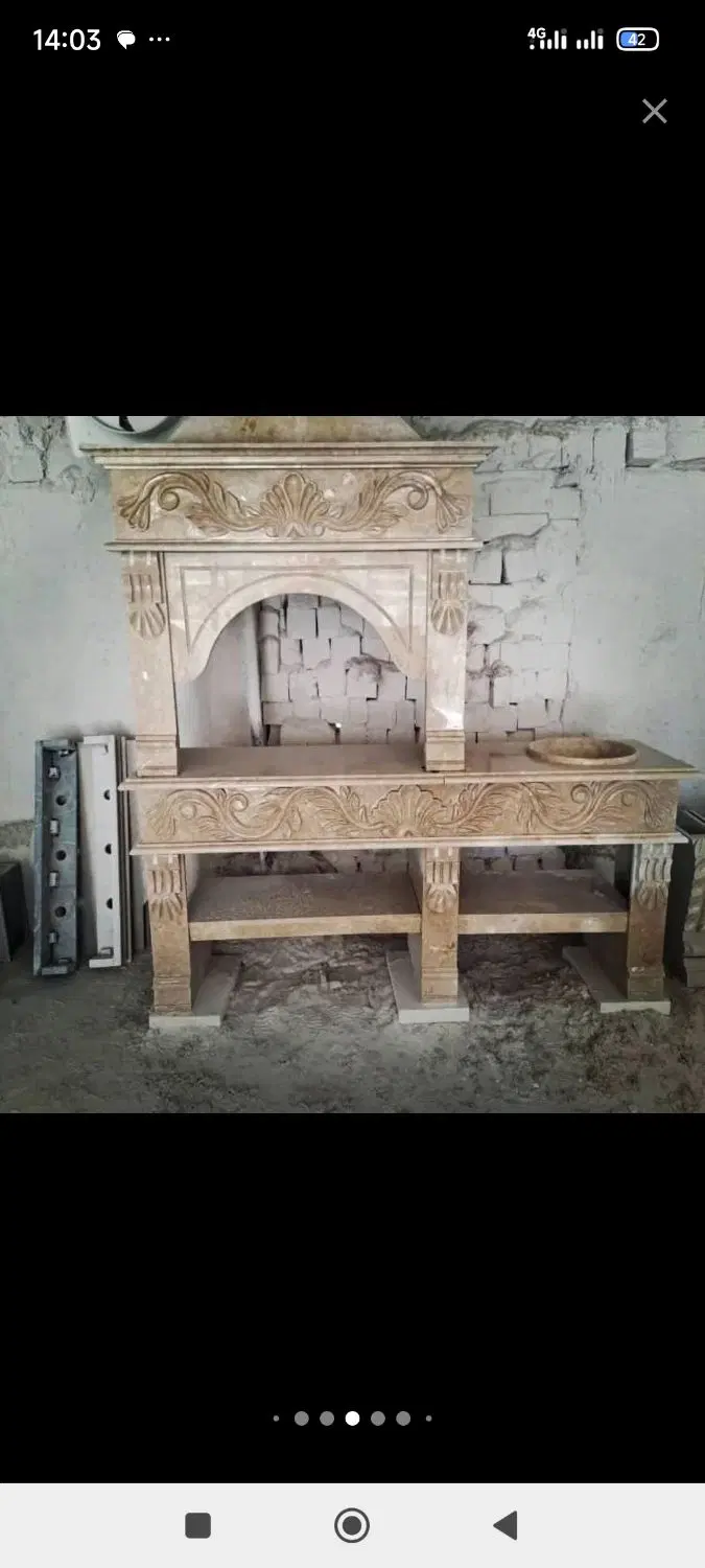 ظرفیت خالی پذیرش سفارش تولید باربیکیو و شومینه سنگی
