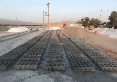 ظرفیت تولید بلوک دیواری و سقفی