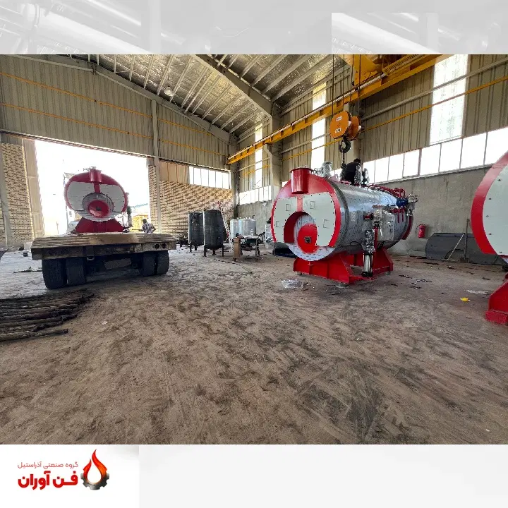 ظرفیت طراحی و تولید دیگ بخار صنعتی