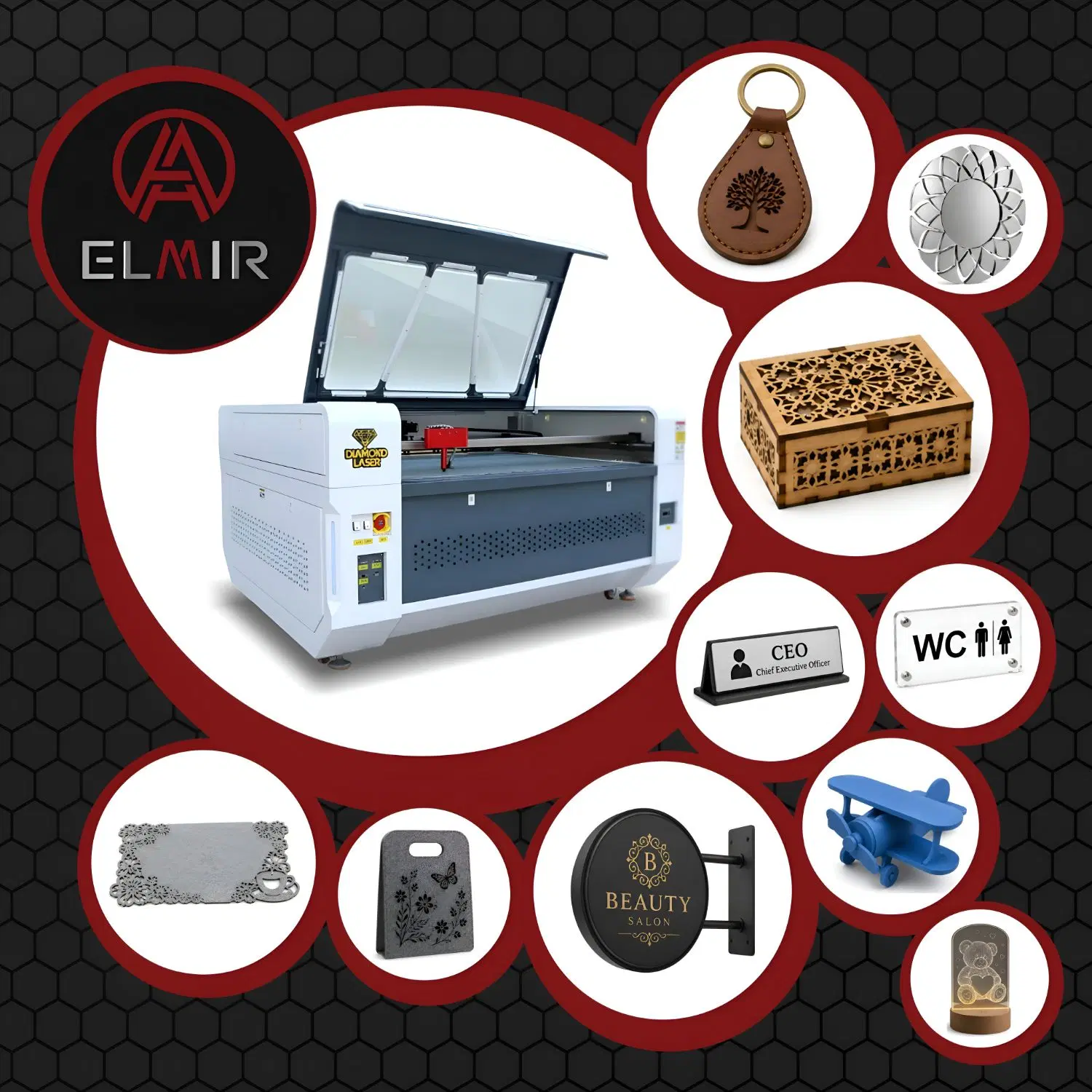 ظرفیت خالی خدمات برش و حکاکی لیزر CO2 در اراک