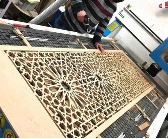 ظرفیت خالی خدمات (CNC) سی ان سی وکیوم mdf چوب