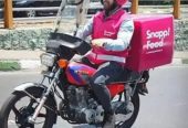 پیک موتور ساعت ۸ صبح تا ۱۲ ظهر هستم